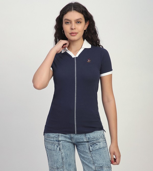 Beverly Hills Polo Club  - Blue Polo T-shirts