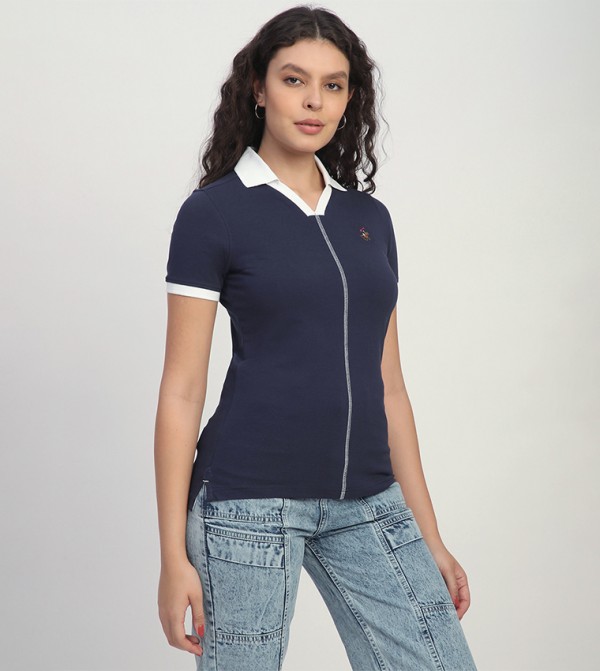 Beverly Hills Polo Club  - Blue Polo T-shirts