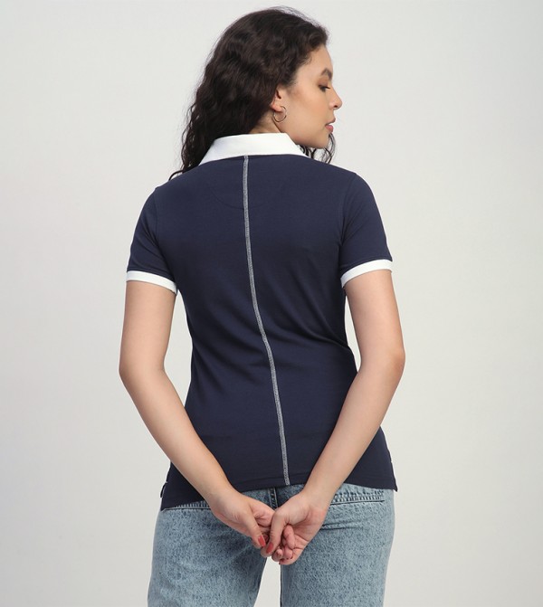 Beverly Hills Polo Club  - Blue Polo T-shirts