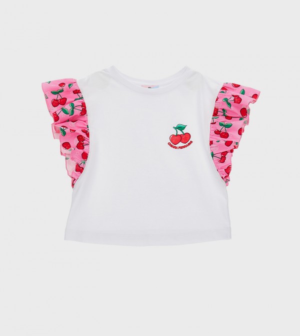 CHIARA FERRAGNI KIDS  - White T-shirts