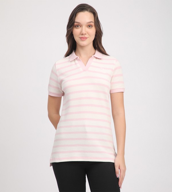 Beverly Hills Polo Club Women - Pink Polo T-shirts