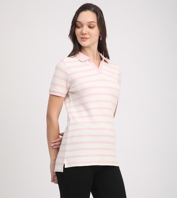 Beverly Hills Polo Club Women - Pink Polo T-shirts