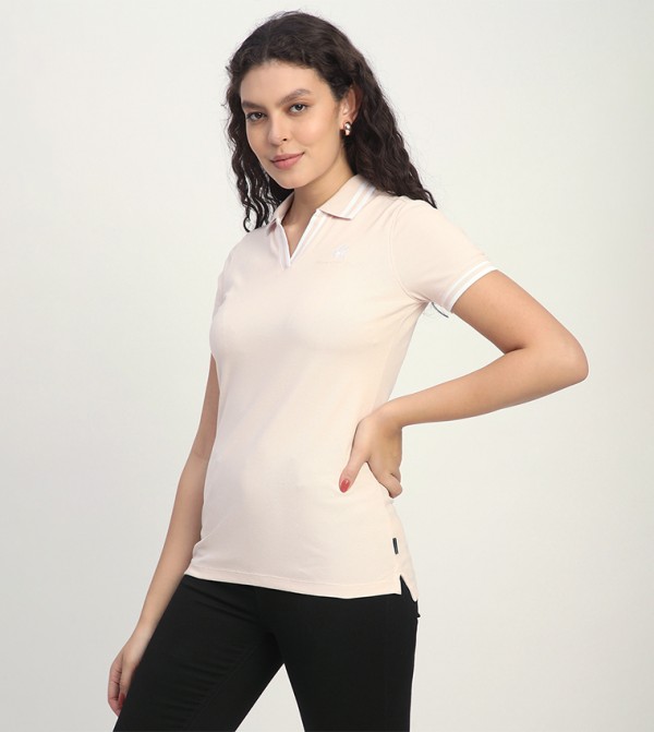 Beverly Hills Polo Club  Clothing - Pink Polo T-shirts