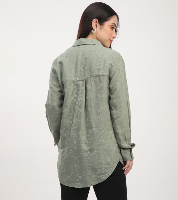 Beverly Hills Polo Club  Shirts - Green Shirts