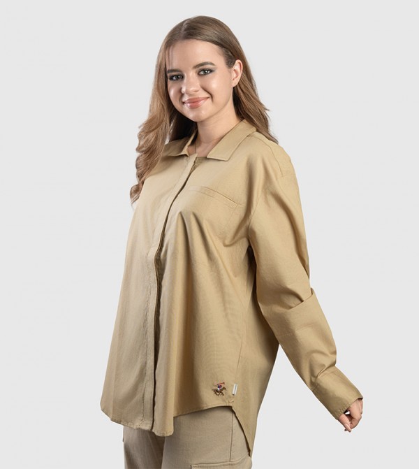 Beverly Hills Polo Club Women - Beige Shirts