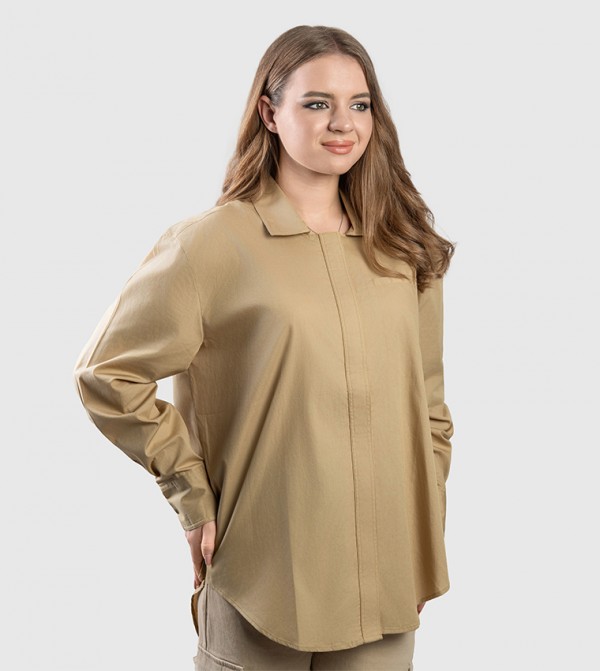 Beverly Hills Polo Club Women - Beige Shirts