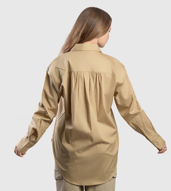Beverly Hills Polo Club Women - Beige Shirts