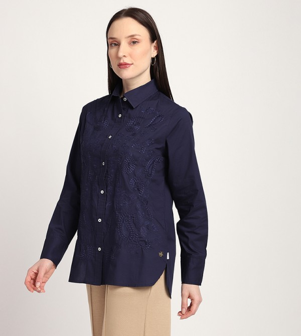 بيفرلي هيلز بولو كلوب بلوزات - كحلي قمصان