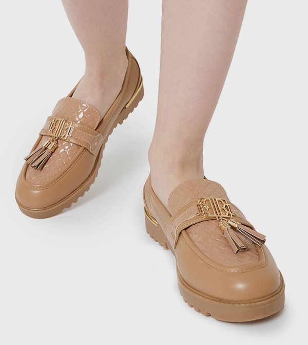 R&B  Loafers & Mocassins - Beige undefined