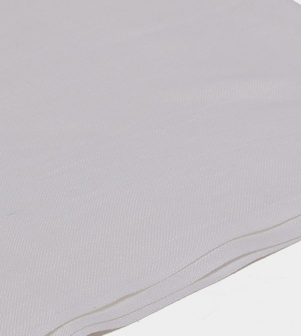 R&B  Scarves - White Woven Scarves
