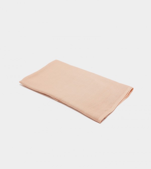 R&B  Scarves - Beige Woven Scarves