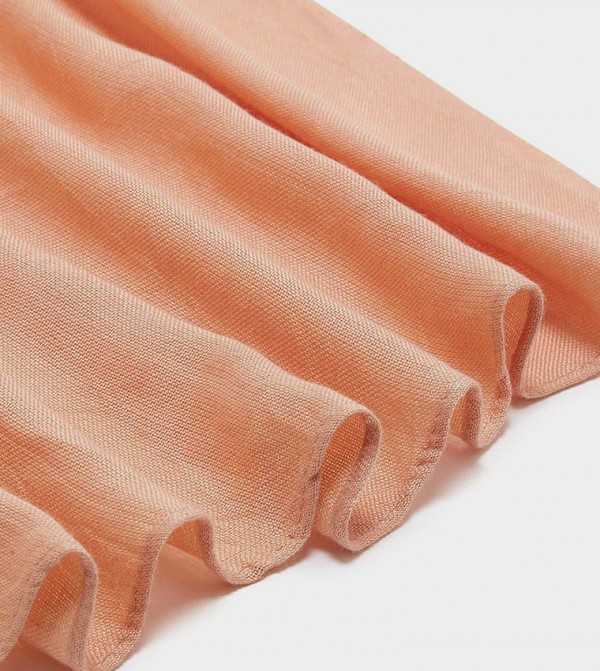 R&B  Scarves - Beige Woven Scarves
