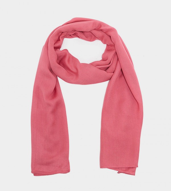 R&B  Scarves - Pink Woven Scarves