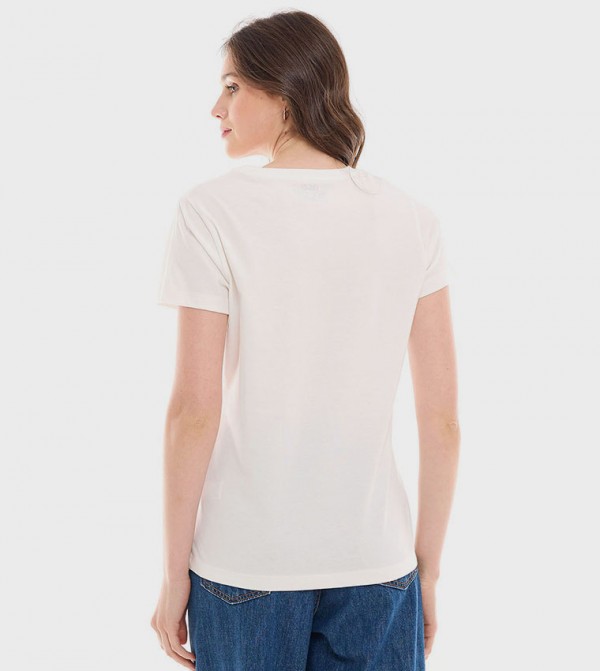 R&B  - White Short Sleeve T-Shirts