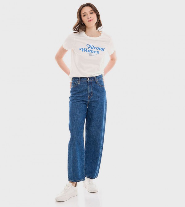 R&B  - White Short Sleeve T-Shirts