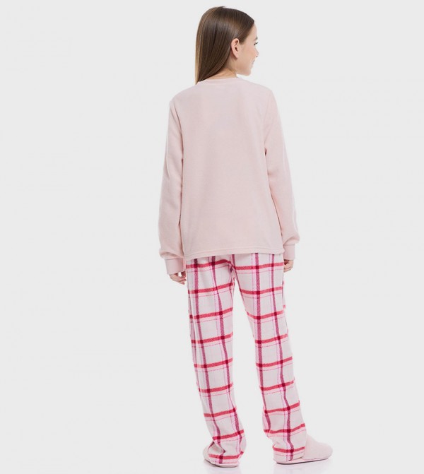 R&B  Clothing - Pink Top & Pyjama Sets