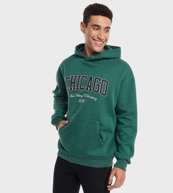 R&B  Hoodies & Sweatshirts - Green Hoodies