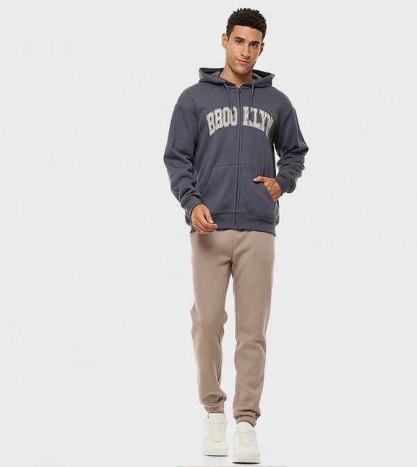 R&B  Hoodies & Sweatshirts - Grey Hoodies