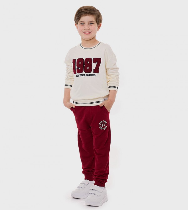 R&B  Bottomwear - Red Joggers