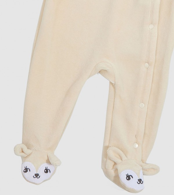R&B  Onepiece & Bodysuits - Beige Sleep Suits