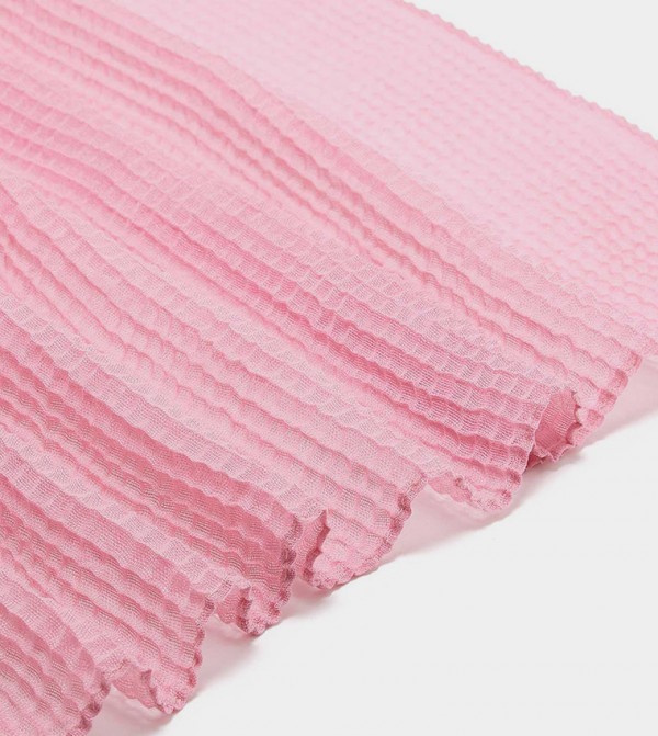 R&B  Scarves - Dusty Pink Woven Scarves