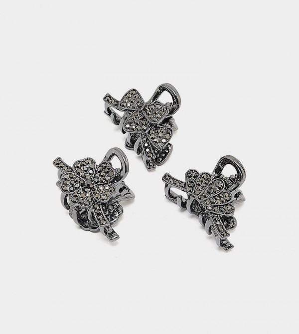 R&B  Hair Accessories - Black Hair Clips