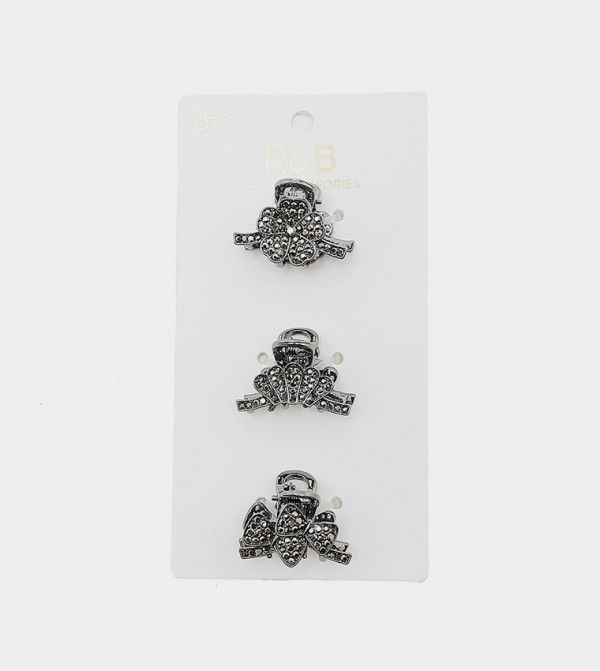 R&B  Hair Accessories - Black Hair Clips