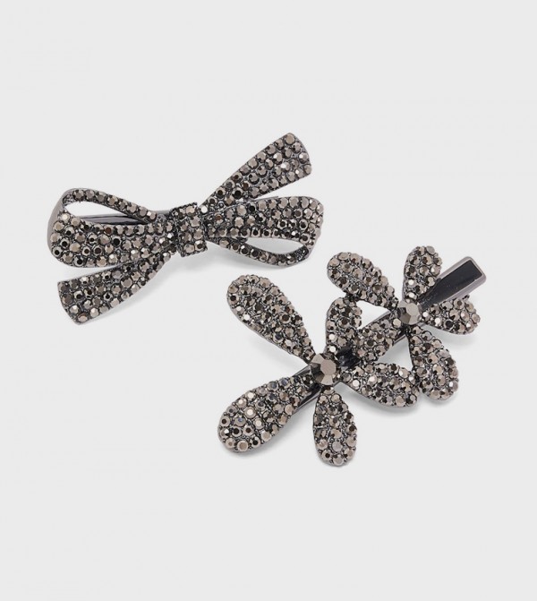 R&B  Hair Accessories - Black Hair Clips