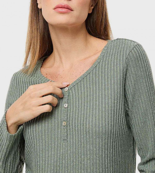 R&B  Sleepwears & Loungewears - Green Pyjama Set