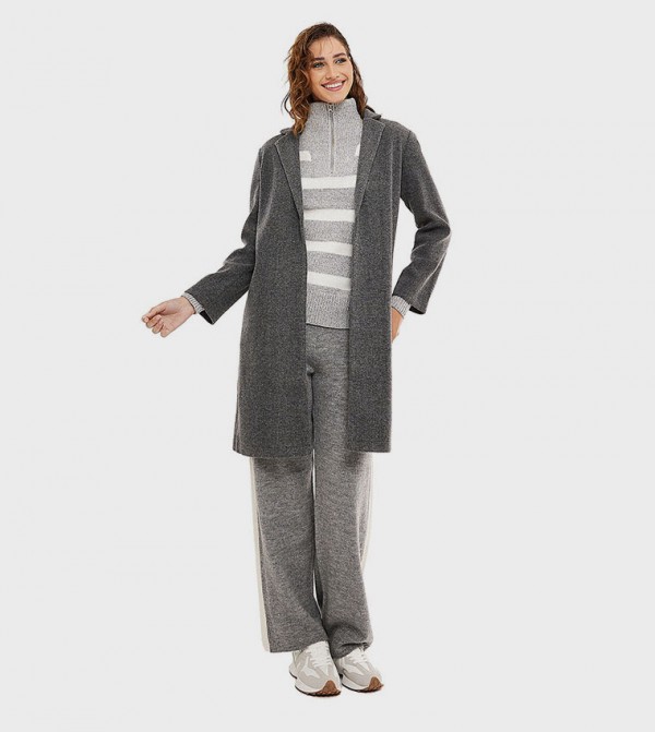 R&B R&B - Dark Grey Overcoats