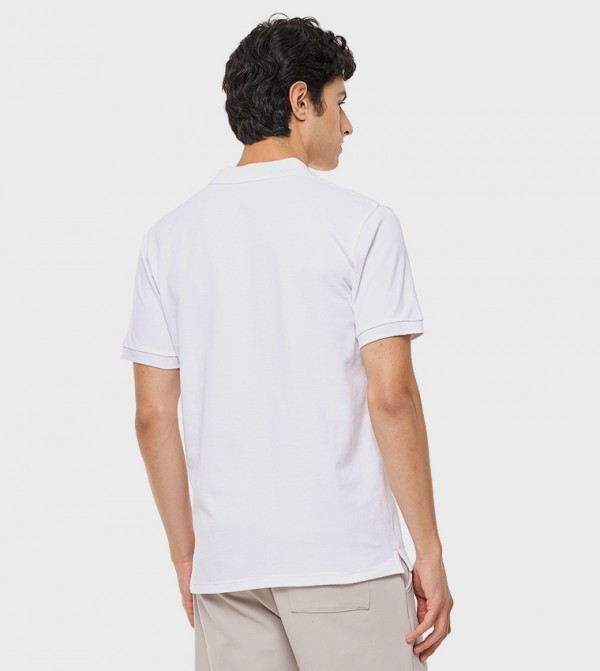 R&B  - White Polo T-shirts
