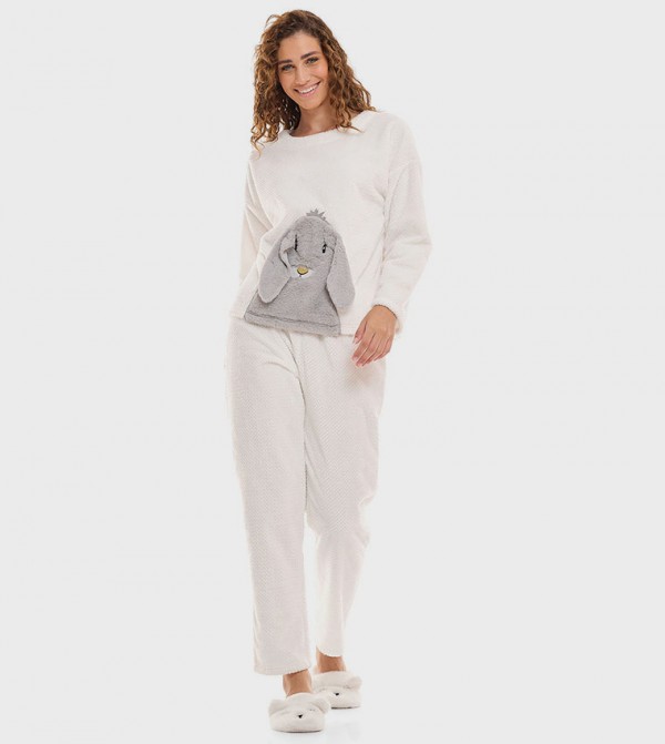 أر آند بي  ملابس نوم - عاجي  Pyjama Set