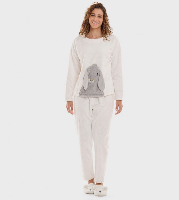 أر آند بي  ملابس نوم - عاجي  Pyjama Set