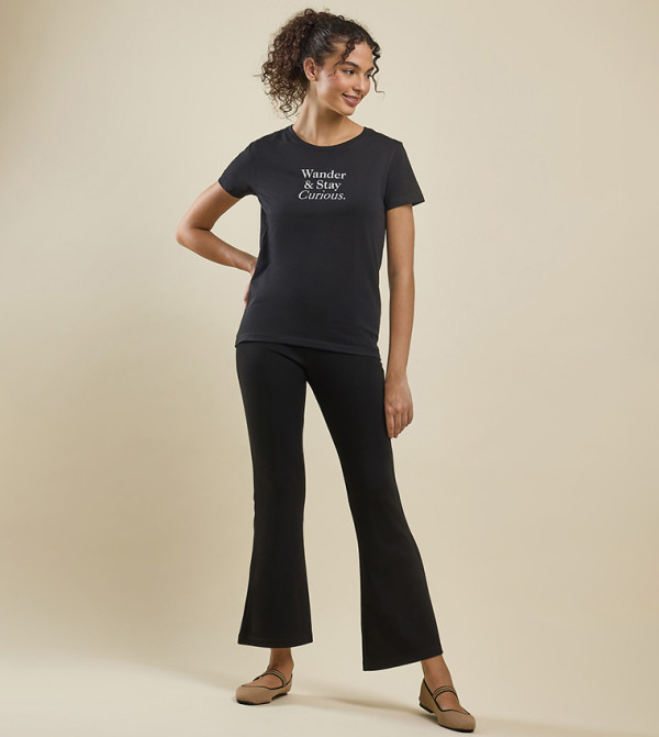 R&B  Clothing - Black Short Sleeve T-Shirts