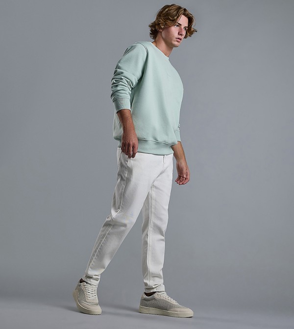 R&B  Jeans - Ivory Skinny Jeans