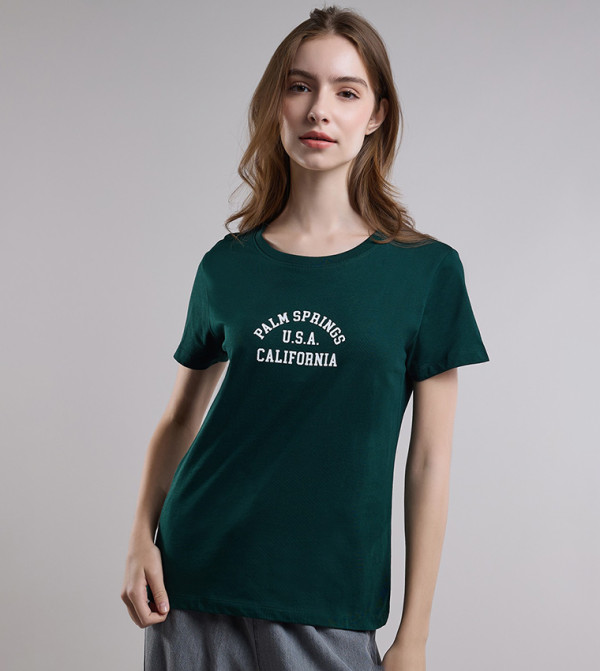 R&B T-Shirts - Green Short Sleeve T-Shirts