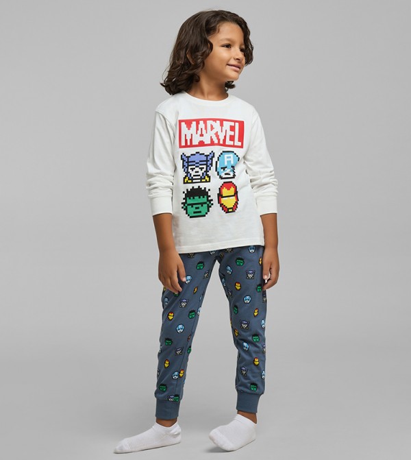 R&B  - Ivory Top & Pyjama Sets