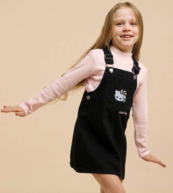 أر آند بي فساتين - أسود فستان كاجوال