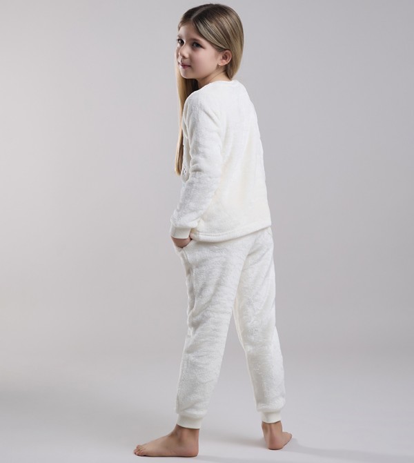 أر آند بي ملابس - عاجي مجموعات بلايز وبيجامة