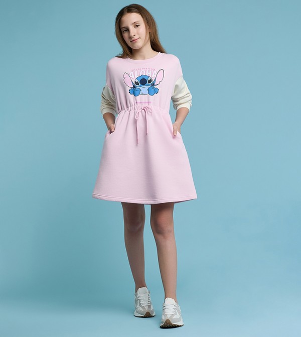 أر آند بي فساتين - وردي فستان كاجوال