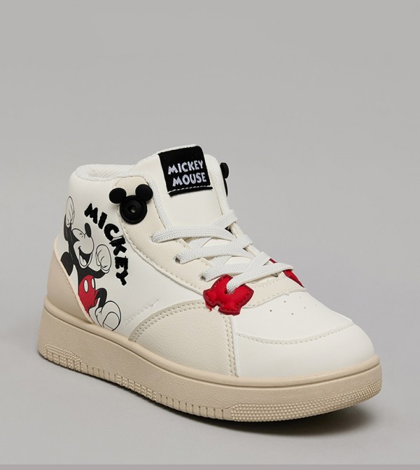 R&B R&B - White Low Top