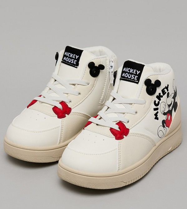 R&B R&B - White Low Top