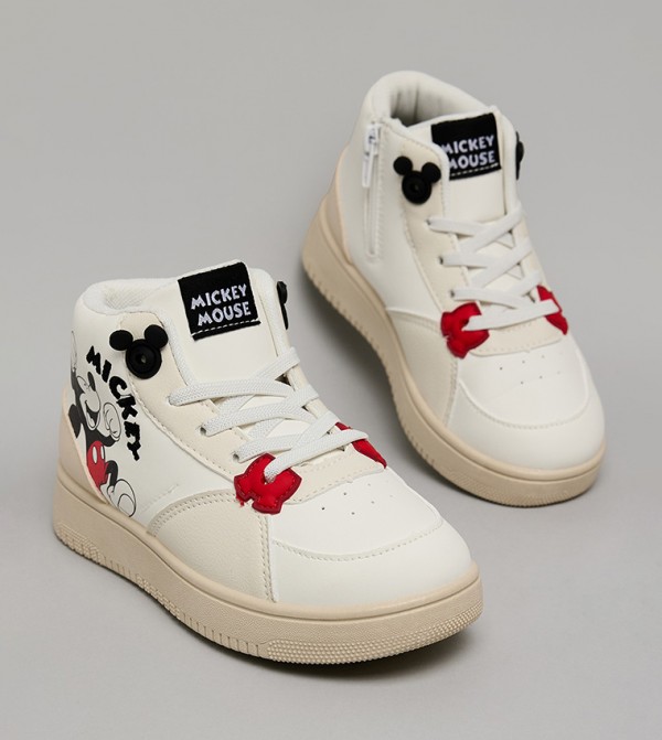 R&B R&B - White Low Top