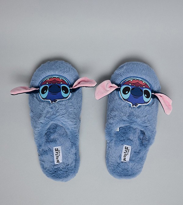 R&B  Bedroom Slippers - Blue Bedroom Slippers