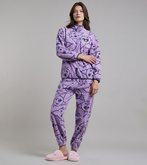 R&B  comfy-edit - Purple Pyjama Set