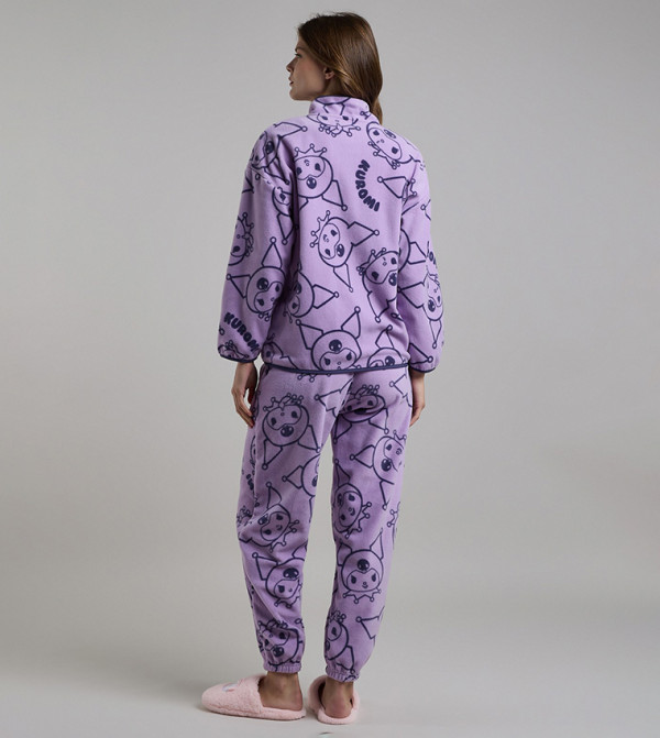 R&B  comfy-edit - Purple Pyjama Set