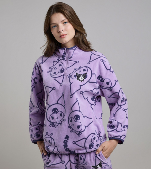 R&B  comfy-edit - Purple Pyjama Set