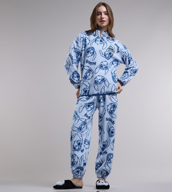 R&B  Pyjama Set - Light Blue Pyjama Set