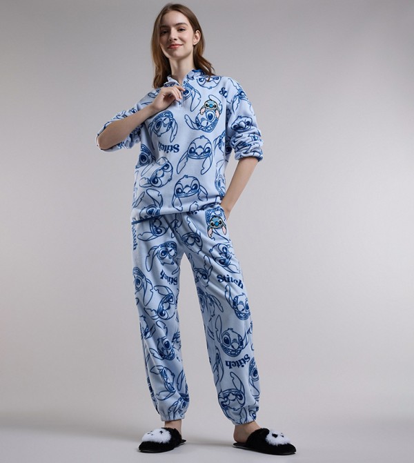 R&B  Pyjama Set - Light Blue Pyjama Set