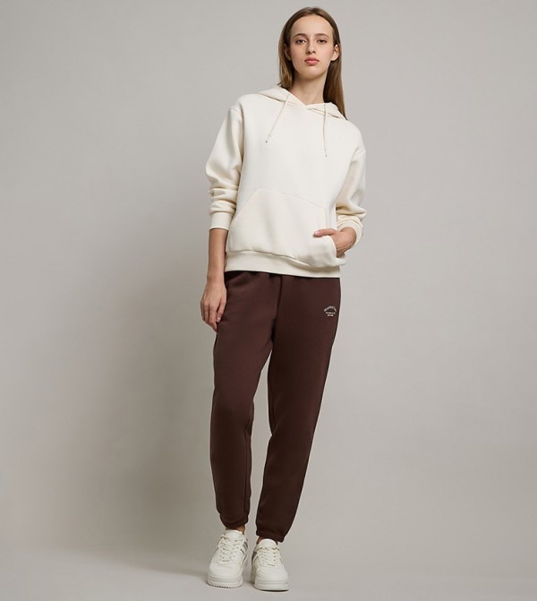 R&B  Hoodies & Sweatshirts - Cream Hoodies